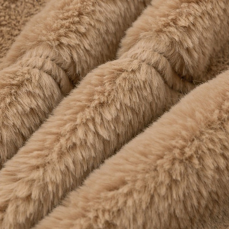 Margaux Winterhaven | Plush Cropped Zip Jacket For Women