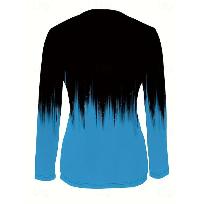 Isadora Fontanel | Floral Quarter-Zip Long Sleeve Top For Women