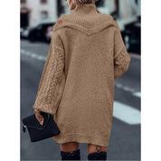 Josette Villard | Cold-Shoulder Turtleneck Sweater Dress For Women