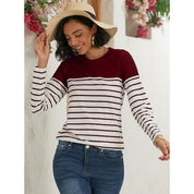 Noelle Ferrand | Striped Long Sleeve Top For Women