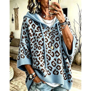 Rosalind Ferreira | Leopard Print Hooded Sweater For Women