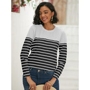 Noelle Ferrand | Striped Long Sleeve Top For Women