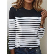 Noelle Ferrand | Striped Long Sleeve Top For Women