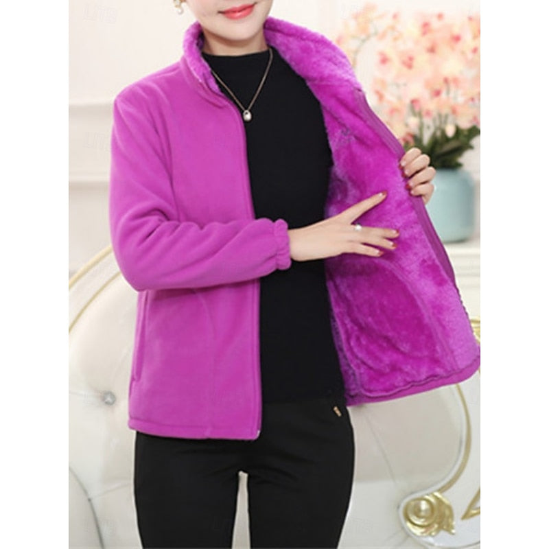 Cassandre Loriot | Plush-Lined Fleece Jacket For Women