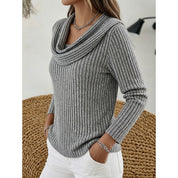 Marguerite Danvers | Cowl-Neck Ribbed Sweater For Women