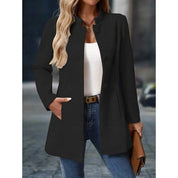 Odessa Whitmore | Elegant Stand-Collar Coat For Women