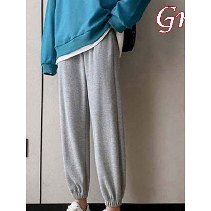 Ondine Fabregues | Cozy High-Waist Fleece Joggers For Women