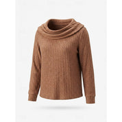 Marguerite Danvers | Cowl-Neck Ribbed Sweater For Women