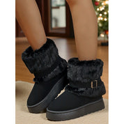 Camille Hawthorne | Cozy Fur-Trimmed Snow Boots For Women